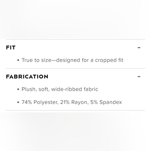 Alo Yoga Muse Ribbed Crop Pullover - Picture 2 of 7